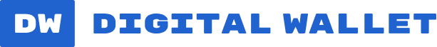 digital wallet logo blue
